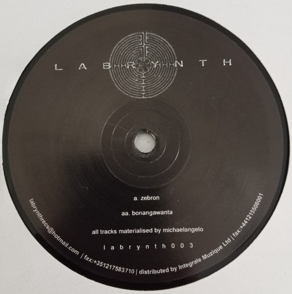 Michaelangelo : Zebron / Bonangawanta (12")