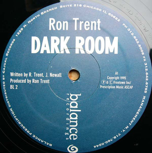 Ron Trent : Dark Room (12")