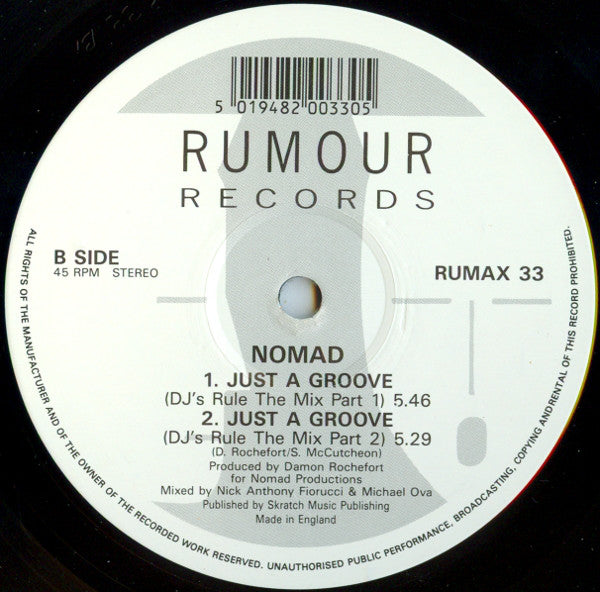 Nomad : Just A Groove (12")