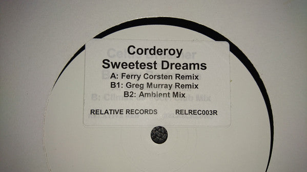 Corderoy : Sweetest Dreams (Remixes) (12", W/Lbl, Sti)