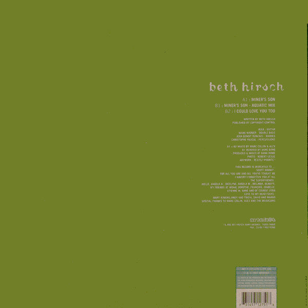 Beth Hirsch : Miner's Son (10")