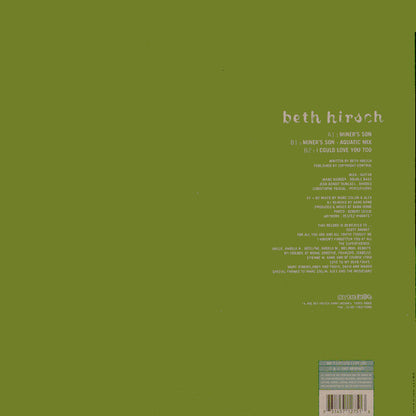 Beth Hirsch : Miner's Son (10")