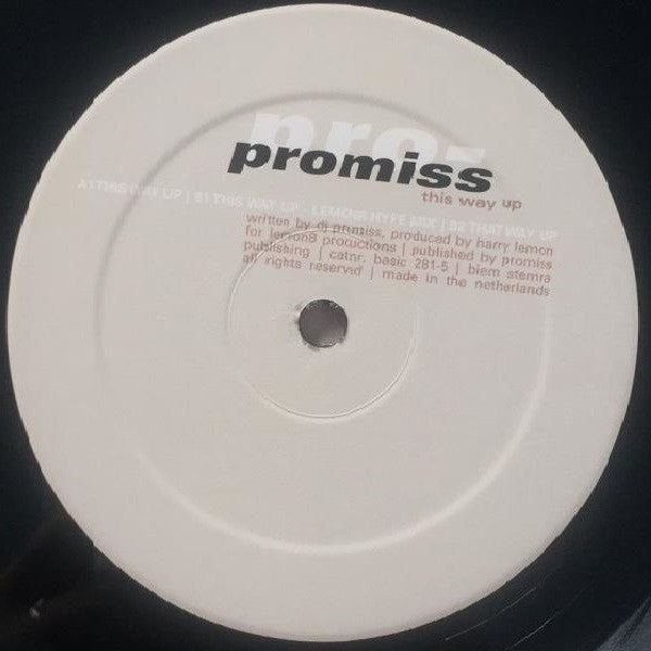 Promiss : This Way Up (12")