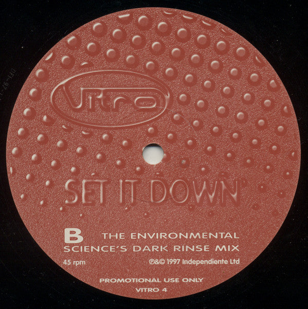 Vitro : Set It Down (12", Promo)