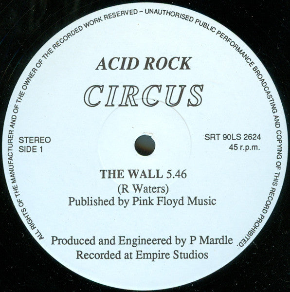 Circus (7) : The Wall (12")