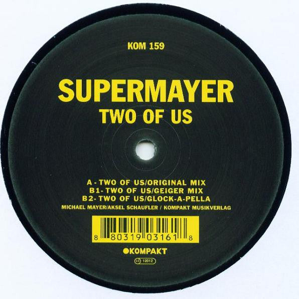 Supermayer : Two Of Us (12")