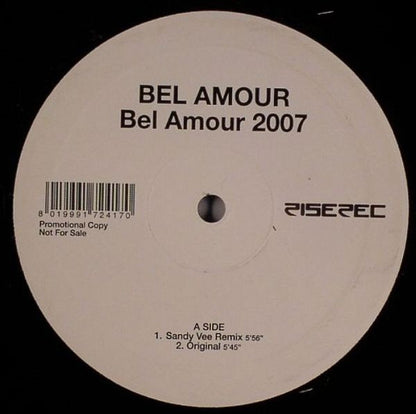 Bel Amour : Bel Amour 2007 (12", Promo)