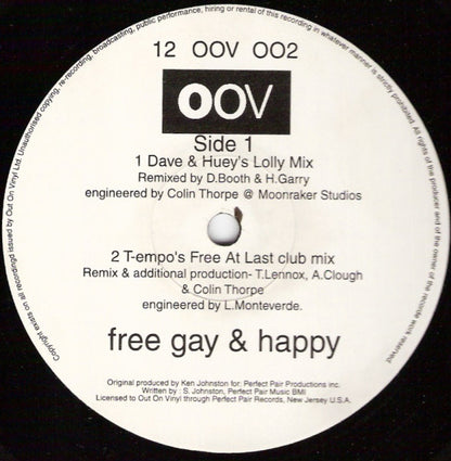 Coming Out Crew* : Free Gay & Happy (12")
