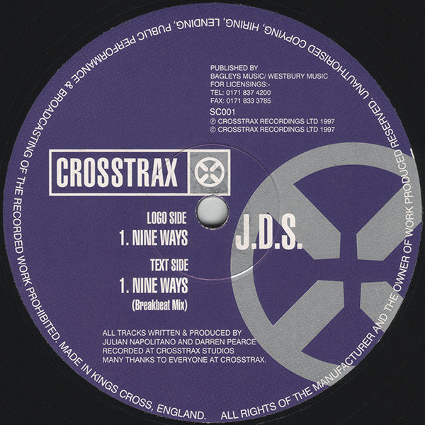 J.D.S.* : Nine Ways (12")