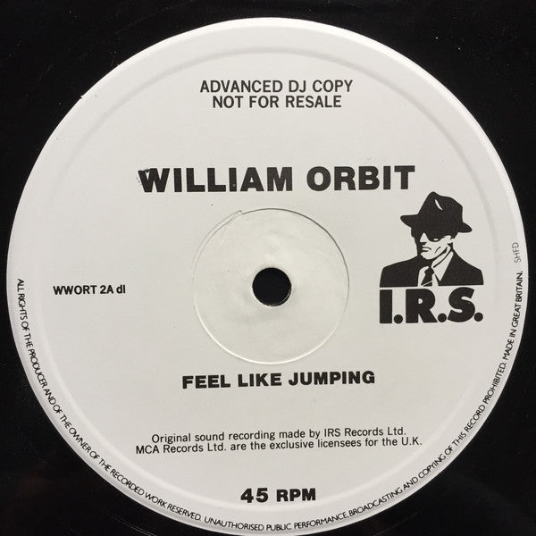 William Orbit : Feel Like Jumping (12", Promo)