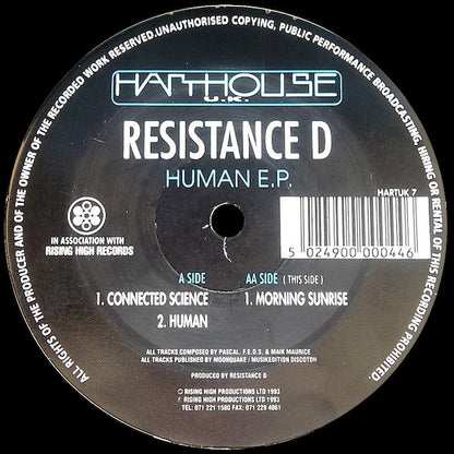 Resistance D : Human E.P. (12", EP)