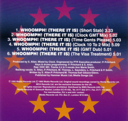 Clock : Whoomph! (There It Is) (CD, Single)