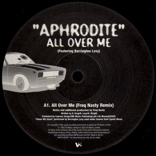 Aphrodite : All Over Me (12", Promo)