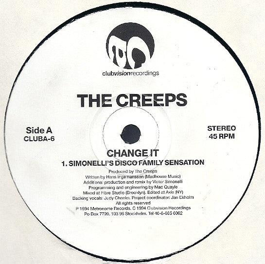 The Creeps : Change It (12")