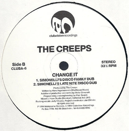 The Creeps : Change It (12")