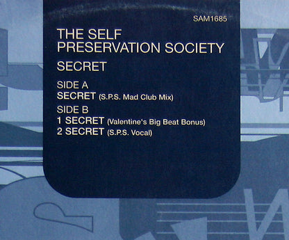 The Self Preservation Society* : Secret (12", Promo)
