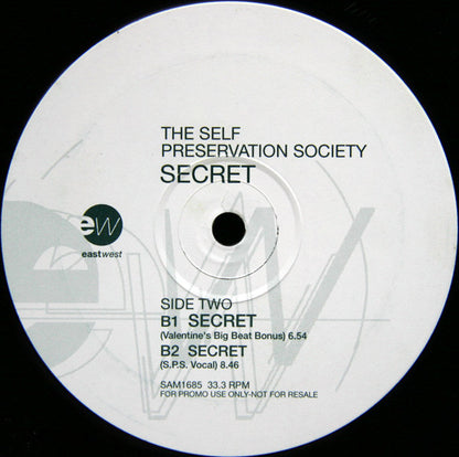 The Self Preservation Society* : Secret (12", Promo)