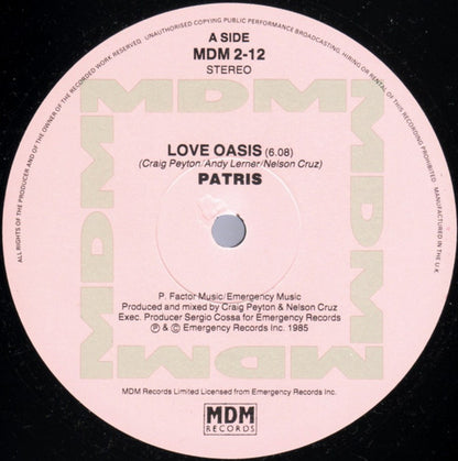 Patris : Love Oasis (12")