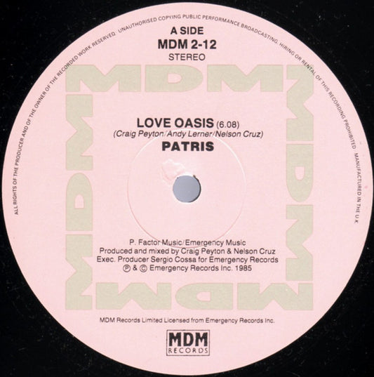 Patris : Love Oasis (12")