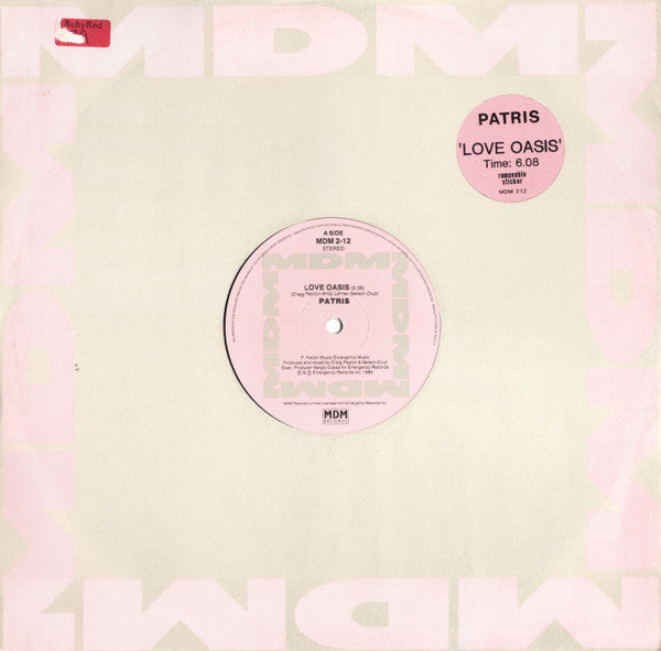 Patris : Love Oasis (12")