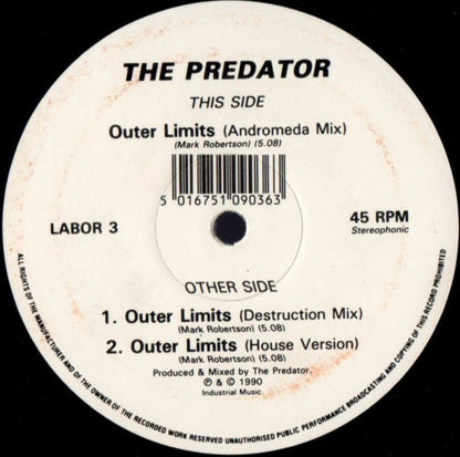 The Predator : Outer Limits (12")