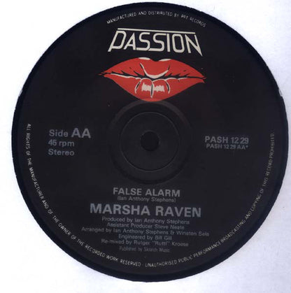 Marsha Raven : False Alarm / False Alarm (Dutch Remix) (12")