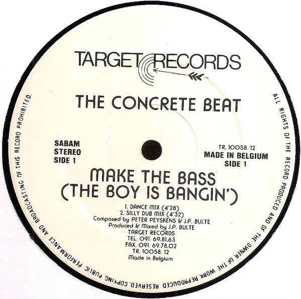 The Concrete Beat : Make The Bass (12")