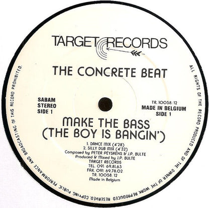 The Concrete Beat : Make The Bass (12")