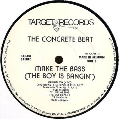 The Concrete Beat : Make The Bass (12")