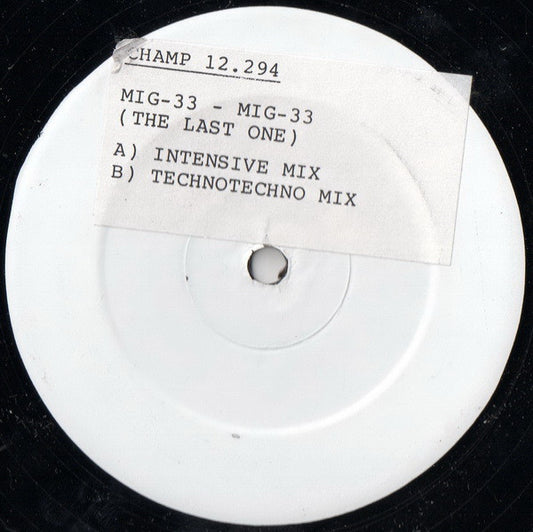 MIG 33 : MIG 33 (12", W/Lbl, Sti)