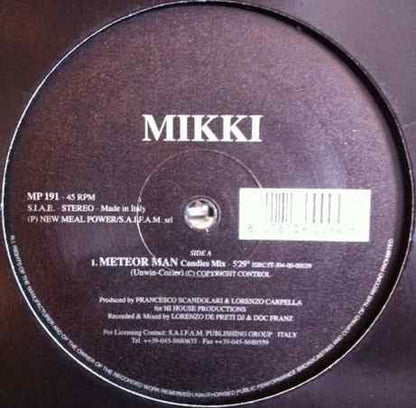 Mikki (3) : Meteor Man (12")