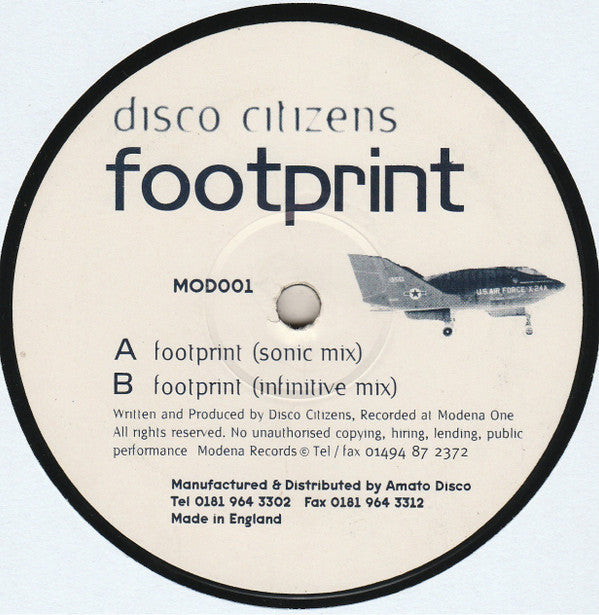 Disco Citizens : Footprint (12")
