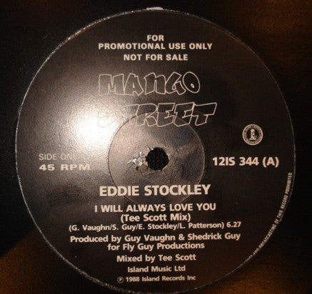 Eddie Stockley : I Will Always Love You (12", Promo)