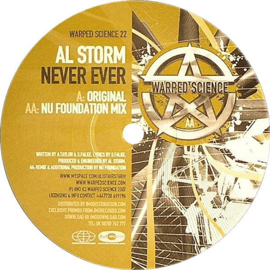 Al Storm : Never Ever (12")