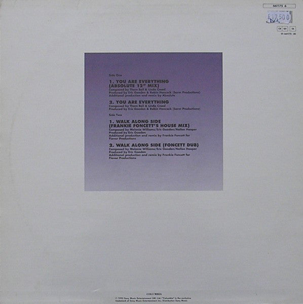 Melanie Williams & Joe Roberts : You Are Everything (12")