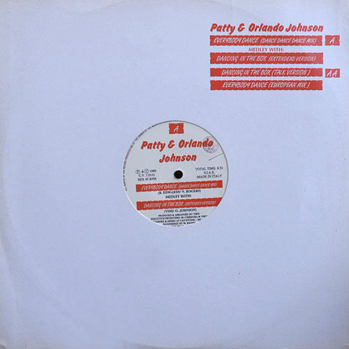 Patty & Orlando Johnson : Everybody Dance Medley Dancing In The Box (12")