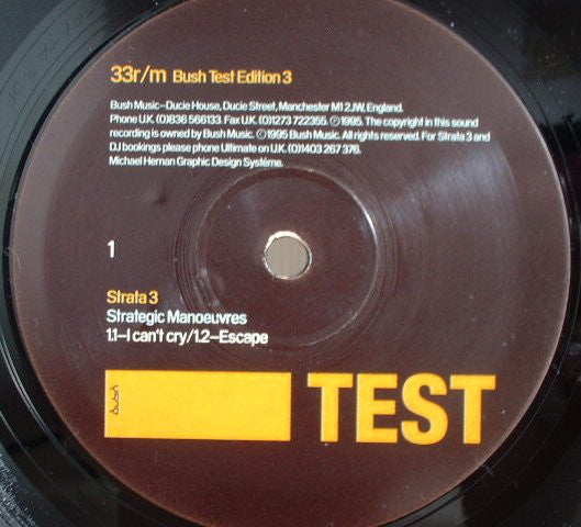 Strata 3 : Strategic Manoeuvres (2x12")