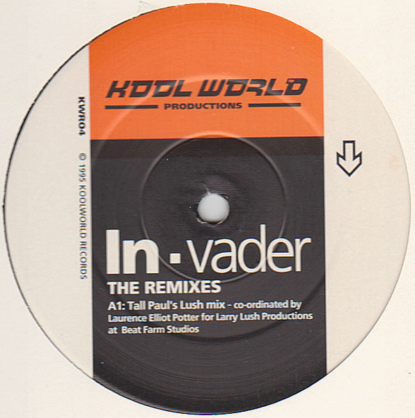 Kool World Productions : In-Vader (The Remixes) (12")