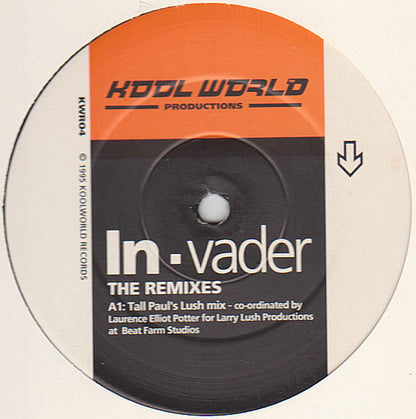 Kool World Productions : In-Vader (The Remixes) (12")