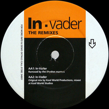 Kool World Productions : In-Vader (The Remixes) (12")