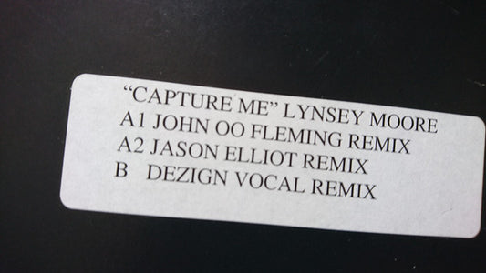 Lynsey Moore : Capture Me (12", Promo, W/Lbl)