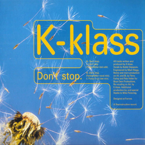 K-Klass : Don't Stop (12")