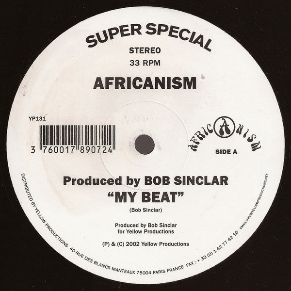 Africanism : My Beat + My Dub (12")