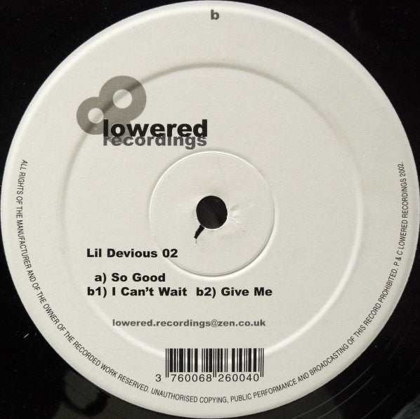 Lil' Devious : Lil' Devious 02 (12")