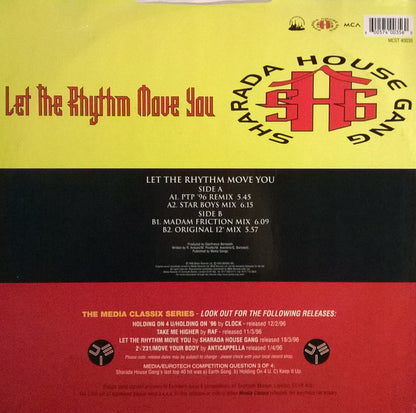 Sharada House Gang : Let The Rhythm Move You (12")