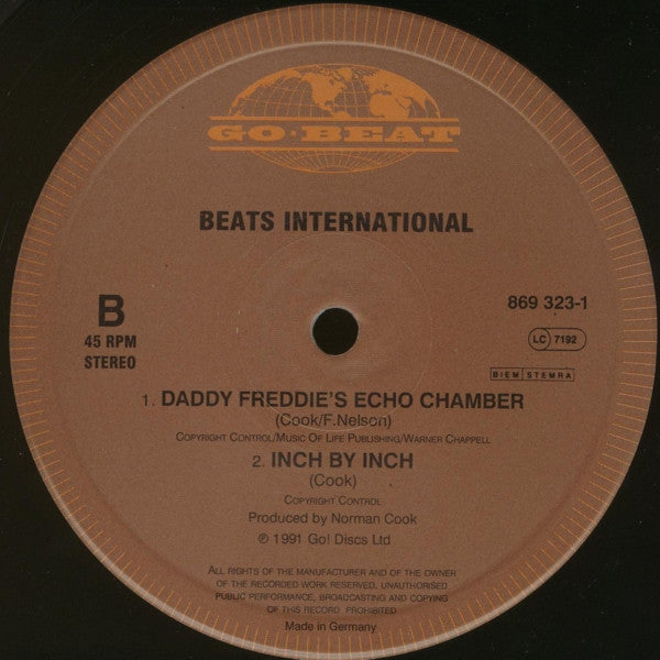 Beats International : Echo Chamber (12")
