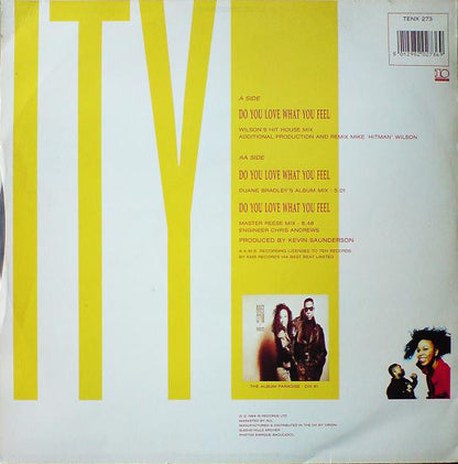 Inner City : Do You Love What You Feel (12", Single)