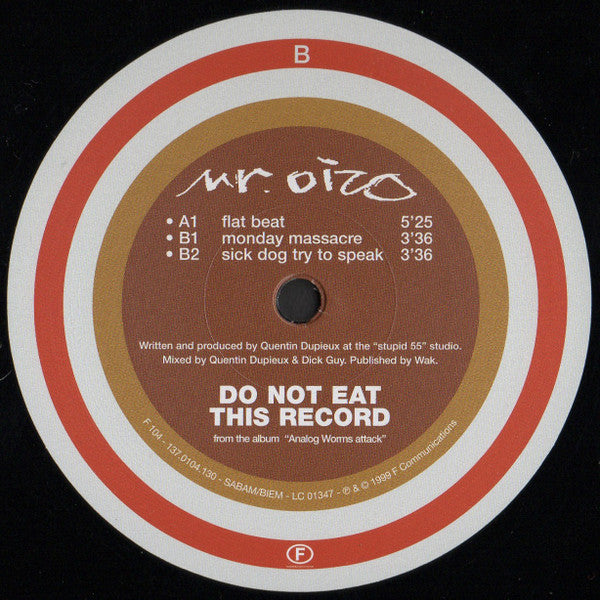 Mr. Oizo : Flat Beat (12", RP)