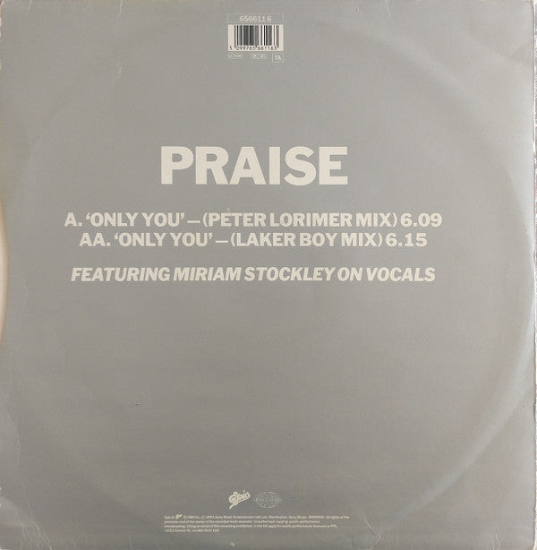 Praise : Only You (12", Single)