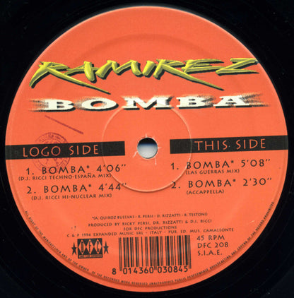 Ramirez : Bomba (12")